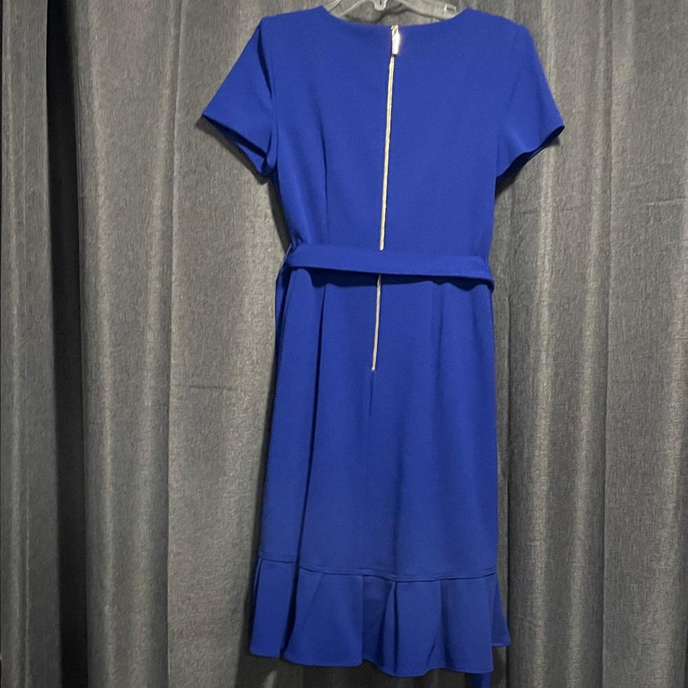 Calvin Klein Royal Blue Asymmetrical Dress - Picture 8 of 8